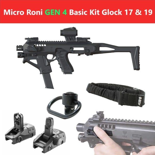 Micro Roni Gen 4 Basic Kit CAA Industries PDW Converter for Glock 17, 19 23, 23, 31 & 32 1 Micro Roni Gen 4 Basic Kit CAA Industries PDW Converter for Glock 17, 19 23, 23, 31 & 32
