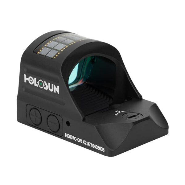 Holosun HE507C-GR X2 Green Dot / Circle Dot Reflex Sight with Solar Panel 5 Holosun HE507C-GR X2 Green Dot / Circle Dot Reflex Sight with Solar Panel