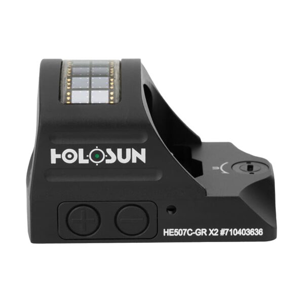 Holosun HE507C-GR X2 Green Dot / Circle Dot Reflex Sight with Solar Panel 2 Holosun HE507C-GR X2 Green Dot / Circle Dot Reflex Sight with Solar Panel