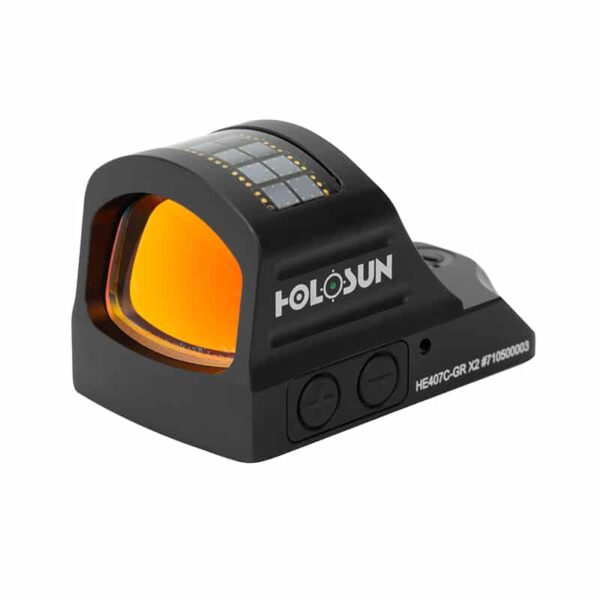 Holosun HE407C-GR X2 Green Dot / Circle Dot Reflex Sight With Solar Panel 4 Holosun HE407C-GR X2 Green Dot / Circle Dot Reflex Sight With Solar Panel