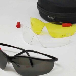 KIRO Sun Glasses Shooting Glasses for Tactical and-Everyday Use Semi Rimless Frame
