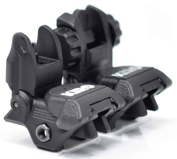 KIRO FLUS - Front and Rear Flip Up Sights Made of Strong Polymer Composite