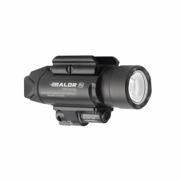 Olight Baldr Pro Lighting Tool with Green Laser & White LED for Picatinny/Glock Rail (Max Output of 1350 Lumens)