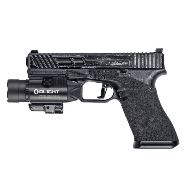 Olight Baldr Pro Lighting Tool with Green Laser & White LED for Picatinny/Glock Rail (Max Output of 1350 Lumens)