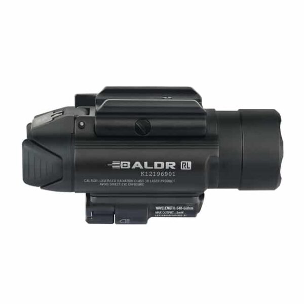 To be discontinued from 2021-10-1 - Olight Baldr RL Lighting Tool with Red Laser & White LED, for Picatinny/Glock rail (max output 1,120 Lumens) 6 To be discontinued from 2021-10-1 - Olight Baldr RL Lighting Tool with Red Laser & White LED, for Picatinny/Glock rail (max output 1,120 Lumens)