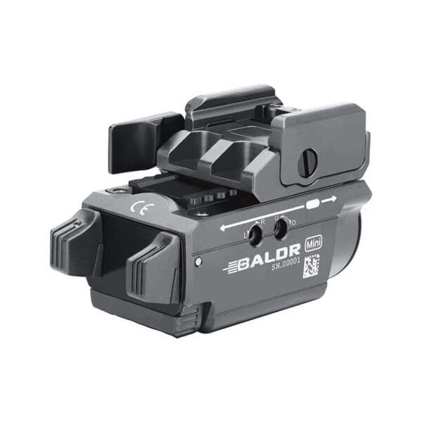 Olight Baldr Mini Flashlight with Adjustable Sliding Rail, Lithium Polymer Battery, White Light & Green Beam 5 Olight Baldr Mini Flashlight with Adjustable Sliding Rail, Lithium Polymer Battery, White Light & Green Beam