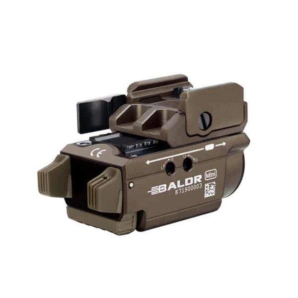 Olight Baldr Mini Flashlight with Adjustable Sliding Rail, Lithium Polymer Battery, White Light & Green Beam 10 Olight Baldr Mini Flashlight with Adjustable Sliding Rail, Lithium Polymer Battery, White Light & Green Beam