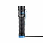 Olight Baton Pro Rechargeable Side-Switch LED Flashlight with Lithium Battery & Magnetic USB Charging (Max Output of 2000 Lumens)