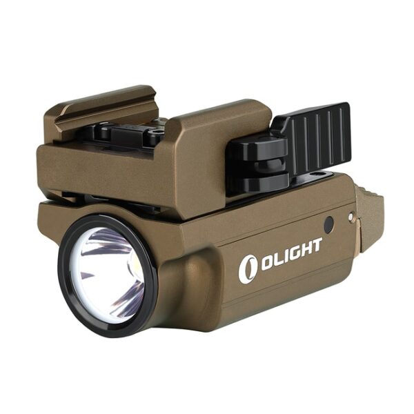 Olight PL-MINI 2 Valkyrie Weaponlight with Adjustable Rail, Max 600 Lumens & Magnetic USB Cable Charging