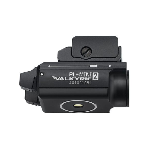Olight PL-MINI 2 Valkyrie Weaponlight with Adjustable Rail, Max 600 Lumens & Magnetic USB Cable Charging
