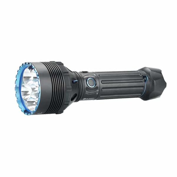 To be discontinued from  2022-5-1 - Olight X9R Marauder Flashlight with 25,000 Lumens Output, Proximity Sensors & Rechargeable Battery Pack