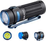 Olight Baton3 1,200 Lumens Ultra-Compact Rechargeable EDC Flashlight, Powered by Rechargeable Battery