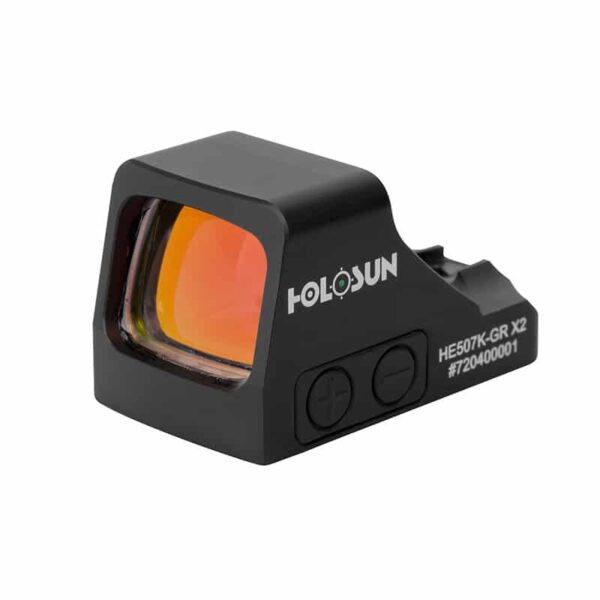 Holosun HE507K-GR X2 Green Dot Miniature Reflex Sight With Solar Panel 1 Holosun HE507K-GR X2 Green Dot Miniature Reflex Sight With Solar Panel