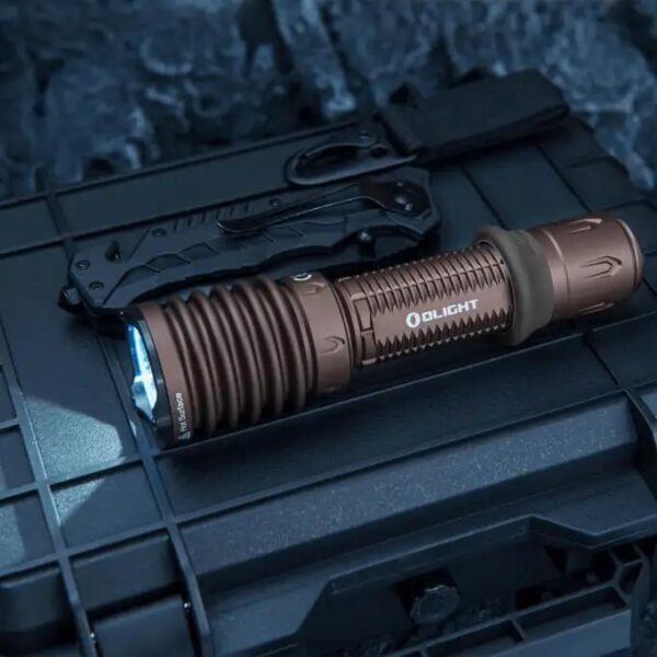 Olight Warrior X 3 2500 Lumens Rechargeable Tactical Flashlight with 560 Meters Beam Distance (Warrior X 3-BLK)