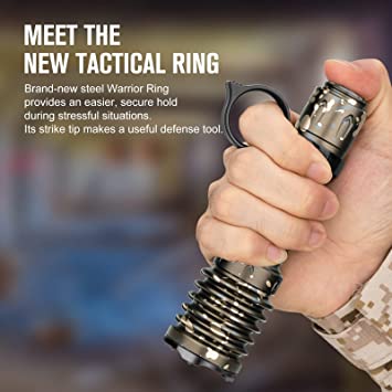 Olight Warrior X 3 2500 Lumens Rechargeable Tactical Flashlight with 560 Meters Beam Distance (Warrior X 3-BLK)