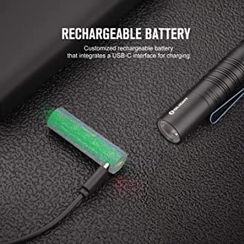 Olight I5R EOS 350 Lumens Rechargeable Tail-Switch LED Flashlight 3 Olight I5R EOS 350 Lumens Rechargeable Tail-Switch LED Flashlight