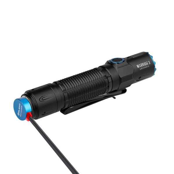 To be discontinued from 2022-5-1 - Olight Warrior 3 2300 Lumens Dual Switches Tactical Flashlight, Powered by Customized Battery (Warrior 3-BLK) 3 To be discontinued from 2022-5-1 - Olight Warrior 3 2300 Lumens Dual Switches Tactical Flashlight, Powered by Customized Battery (Warrior 3-BLK)