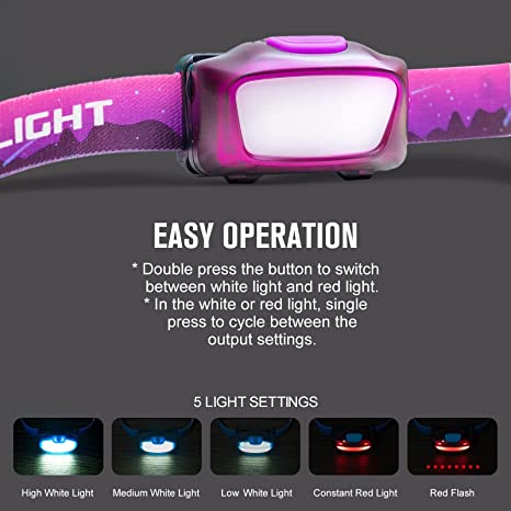 Olight H05 Lite LED Headlamp, 5 Modes Lightweight Head Lamp for Head with Adjustable Headband 10 Olight H05 Lite LED Headlamp, 5 Modes Lightweight Head Lamp for Head with Adjustable Headband