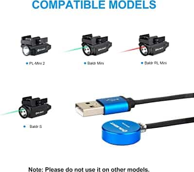 Olight MCC Magnetic Charging Cable ONLY for PL-Mini 2, Baldr Mini, Baldr RL Mini and Baldr S, Using in The Car, or with a Power Bank and Solar Charger 3 Olight MCC Magnetic Charging Cable ONLY for PL-Mini 2, Baldr Mini, Baldr RL Mini and Baldr S, Using in The Car, or with a Power Bank and Solar Charger