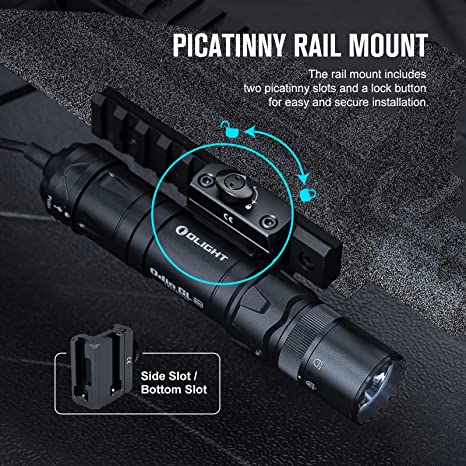 Olight Odin GL Mini 1000 Lumens Picatinny Rail Mounted Rechargeable Tactical Flashlight with Green Beam and White LED Combo 3 Olight Odin GL Mini 1000 Lumens Picatinny Rail Mounted Rechargeable Tactical Flashlight with Green Beam and White LED Combo