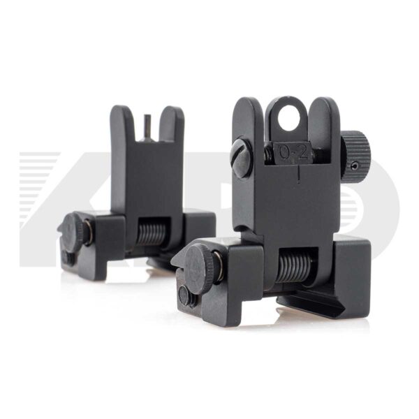 KIRO AFUS - Aluminum Front & Rear Flip-Up Backup Sights 3 KIRO AFUS - Aluminum Front & Rear Flip-Up Backup Sights