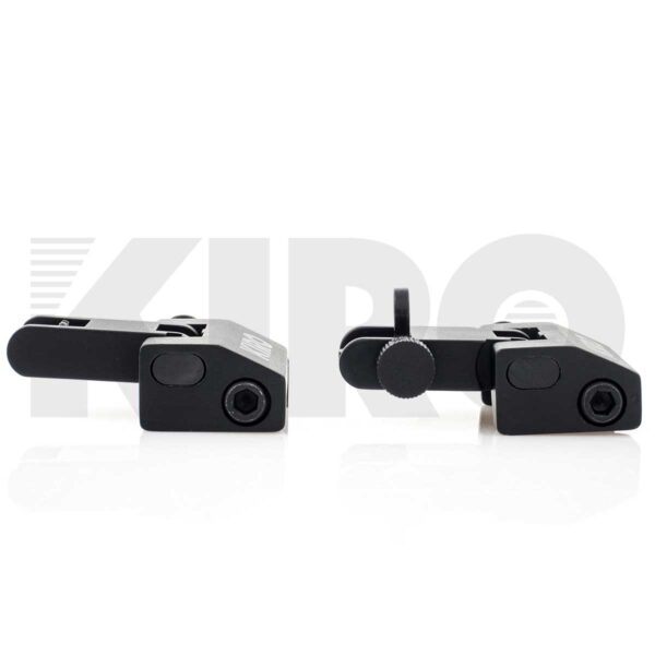 KIRO AFUS - Aluminum Front & Rear Flip-Up Backup Sights 5 KIRO AFUS - Aluminum Front & Rear Flip-Up Backup Sights