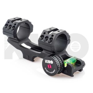 1 Inc / 30mm Cantilever Scope Mount With Bubble level and Angle Adapter